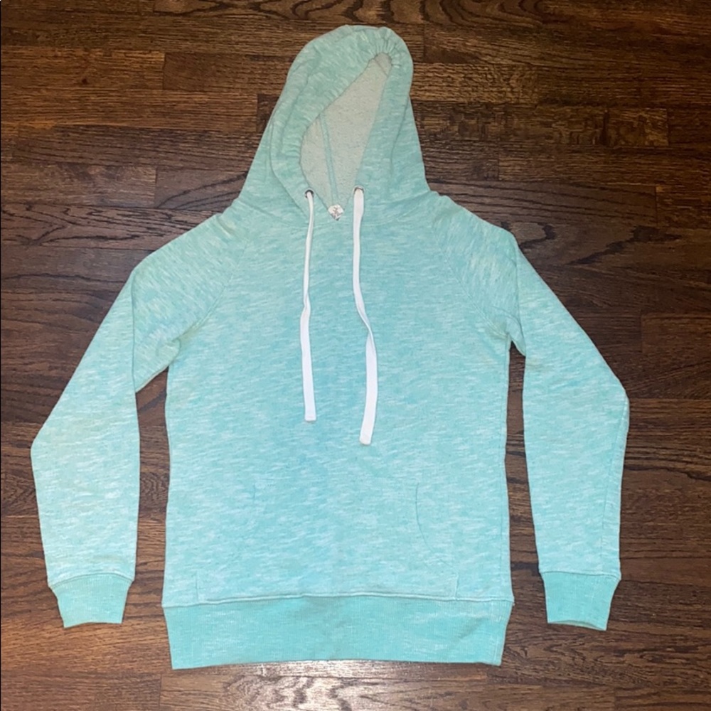 Mint green hoodie